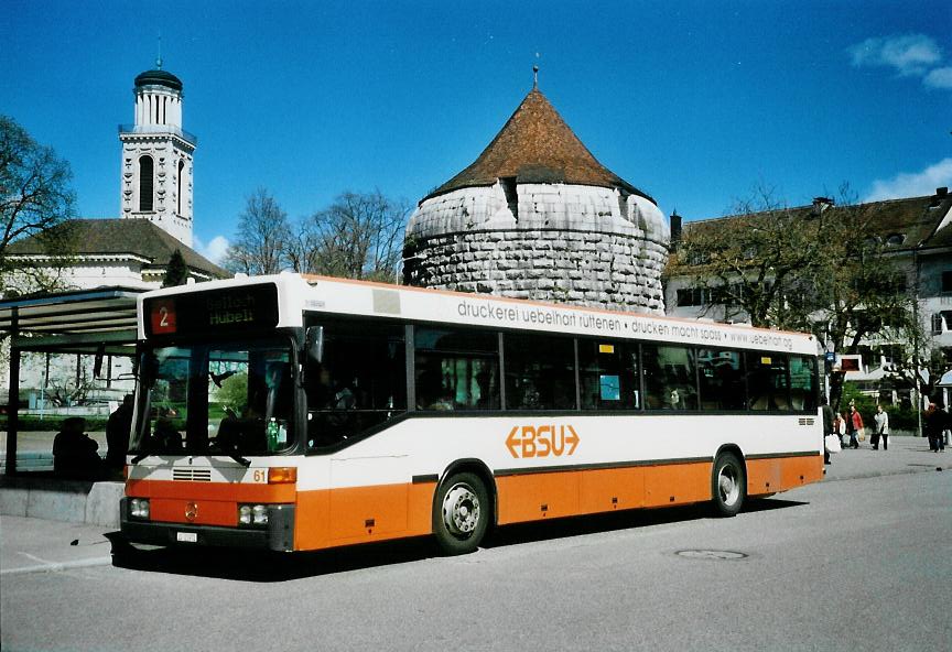 (106'717) - BSU Solothurn - Nr. 61/SO 21'972 - Mercedes am 19. April 2008 in Solothurn, Amthausplatz