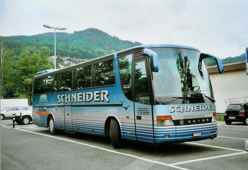 (107'605) - Schneider, Langendorf - SO 96'334 - Setra am 30. Mai 2008 in Thun, Seestrasse