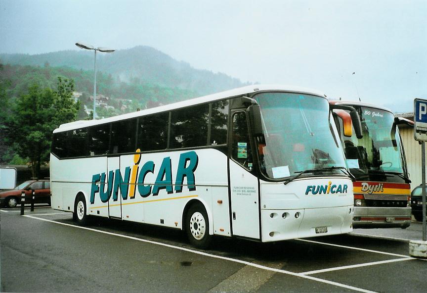 (107'736) - Funi-Car, Biel - Nr. 8/BE 207'008 - Bova am 4. Juni 2008 in Thun, Seestrasse