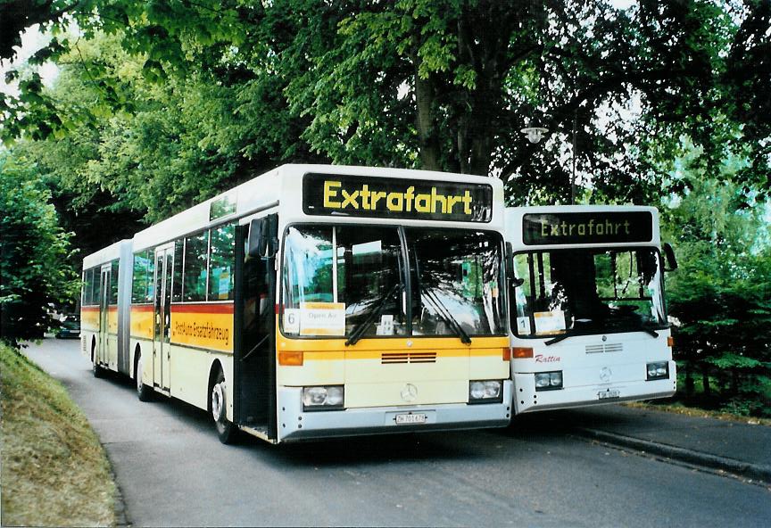 (109'105) - Moser, Flaach - Nr. 31/ZH 701'678 - Mercedes (ex STI Thun Nr. 64) am 11. Juli 2008 beim Bahnhof Frauenfeld