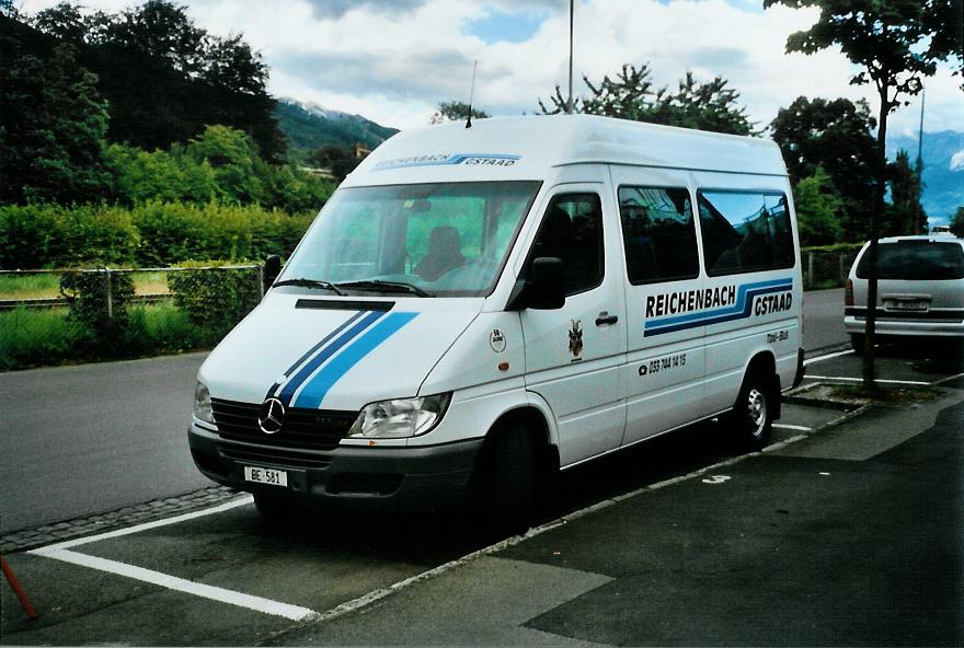 (110'115) - Reichenbach, Gstaad - BE 581 - Mercedes am 8. August 2008 in Thun, Rosenau