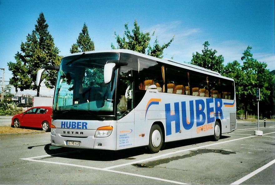 (110'812) - Aus Deutschland: Huber, Oppenau - OG-HB 618 - Setra am 5. September 2008 in Thun, Seestrasse