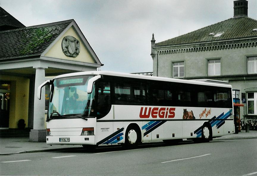 (110'836) - Wegis, Bermatingen - FN-WL 99 - Setra am 15. September 2008 beim Bahnhof Konstanz