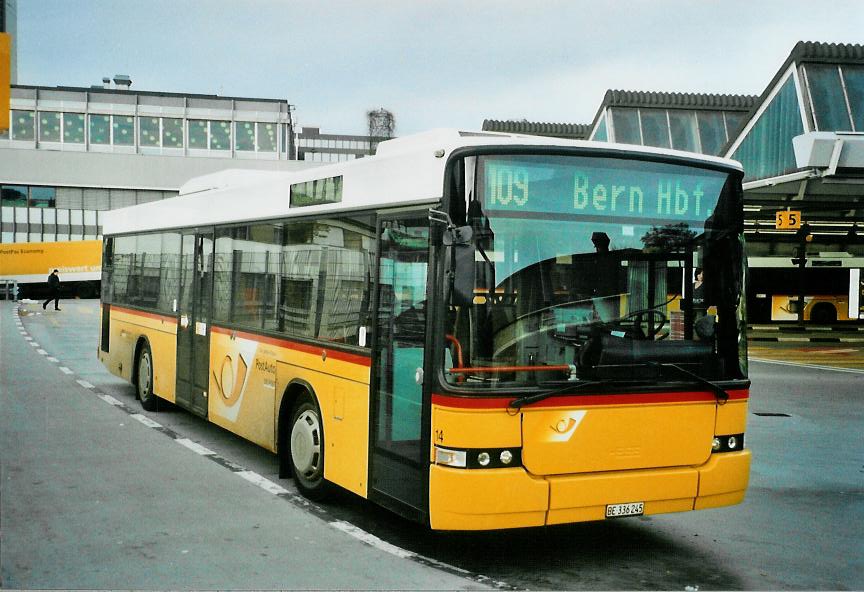 (111'803) - Steiner, Ortschwaben - Nr. 14/BE 22'822 - Volvo/Hess am 2. November 2008 in Bern, Postautostation