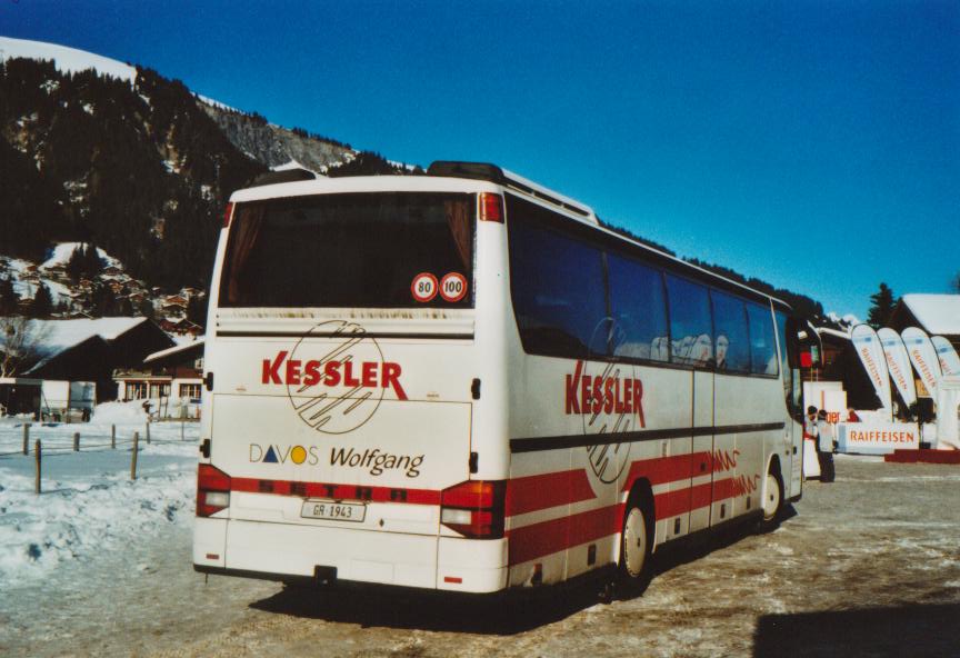(113'830) - Kessler, Davos - GR 1943 - Setra am 11. Januar 2009 in Adelboden, Weltcup