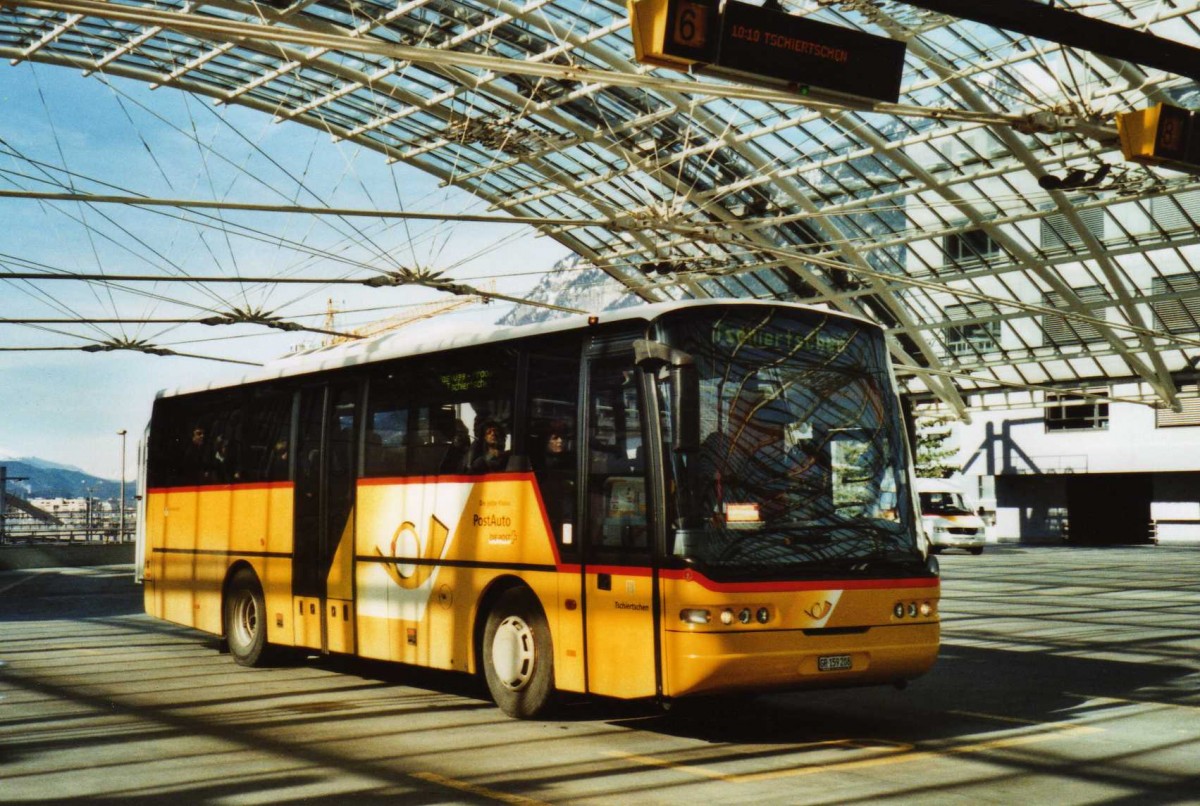 (115'107) - PostAuto Graubnden - GR 159'208 - Neoplan (ex P 25'083) am 14. Mrz 2009 in Chur, Postautostation