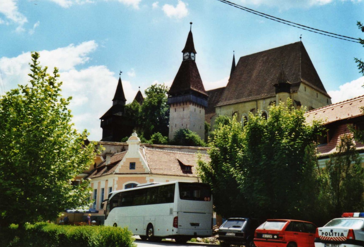 (116'630) - Aus Liechtenstein: Marxer, Mauren - FL 10'795 - Mercedes am 26. Mai 2009 in Biertan, Kirche