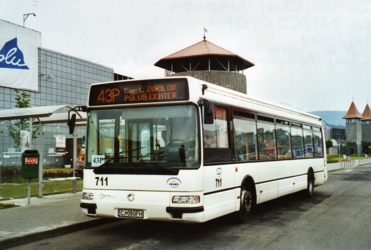 (117'006) - Ratuc, Cluj-Napoca - Nr. 711/CJ 09 GFH - Irisbus am 28. Mai 2009 in Cluj-Napoca, Polus Center