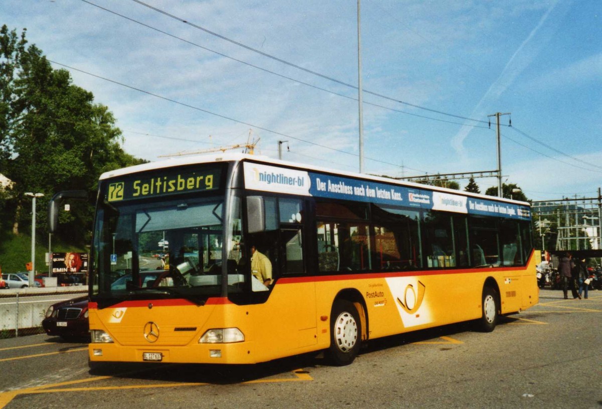 (117'323) - PostAuto Nordwestschweiz - BL 127'637 - Mercedes am 8. Juni 2009 beim Bahnhof Liestal