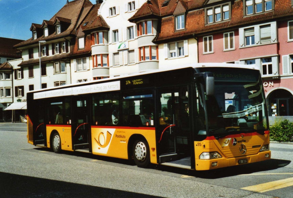 (117'407) - Voegtlin-Meyer, Brugg - Nr. 95/AG 30'579 - Mercedes am 8. Juni 2009 beim Bahnhof Brugg