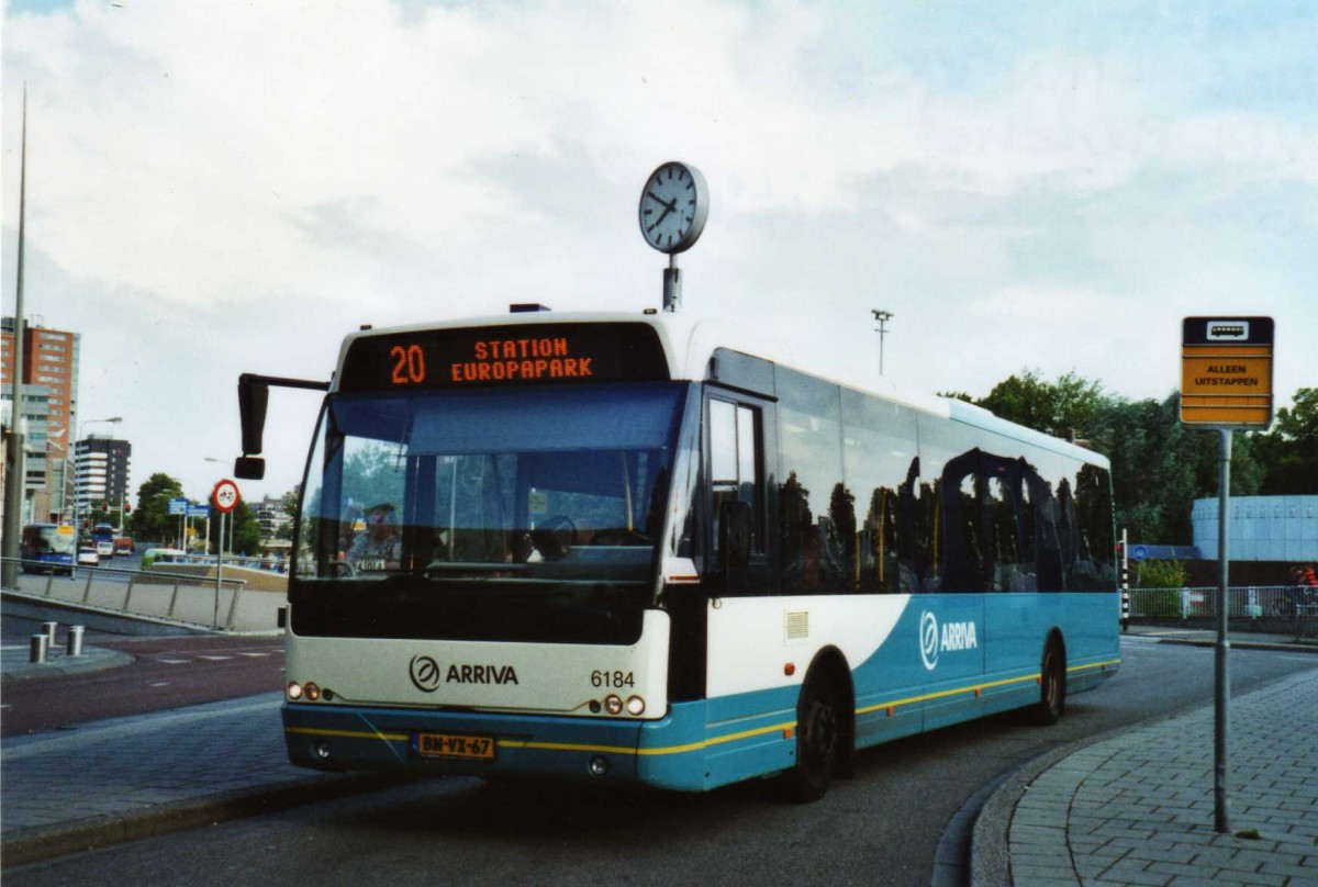 (118'432) - ARRIVA - Nr. 6184/BN-VX-67 - VDL Berkhof am 7. Juli 2009 beim Bahnhof Groningen