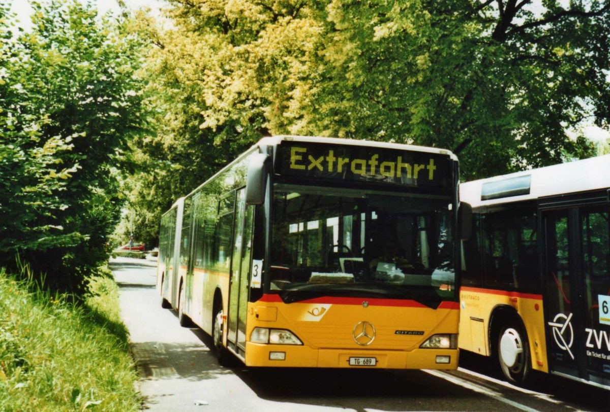 (118'927) - Eurobus, Arbon - Nr. 3/TG 689 - Mercedes am 10. Juli 2009 in Frauenfeld, Open-Air