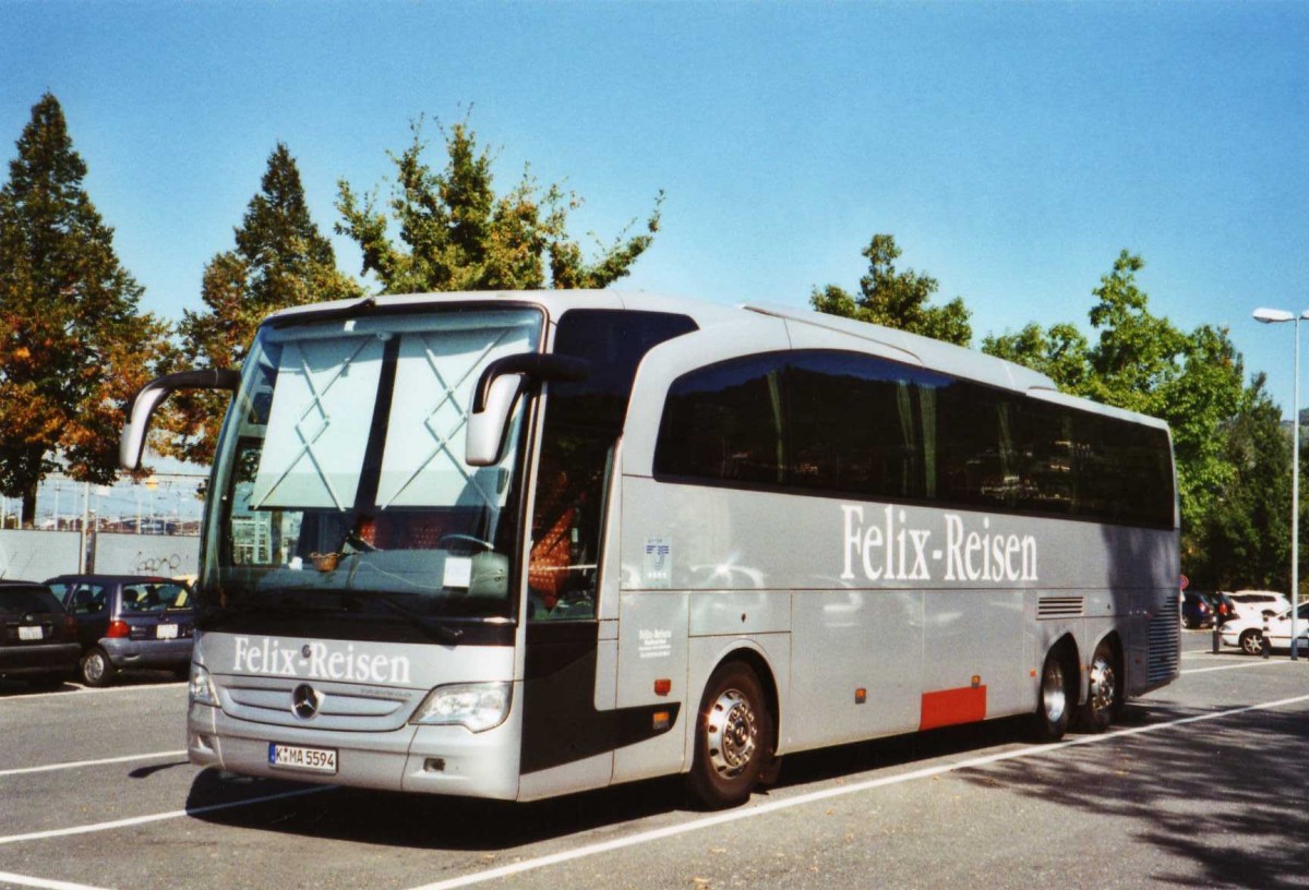 (121'419) - Aus Deutschland: Felix-Reisen, Kln - Nr. 10/K-MA 5594 - Mercedes am 29. September 2009 in Thun, Seestrasse