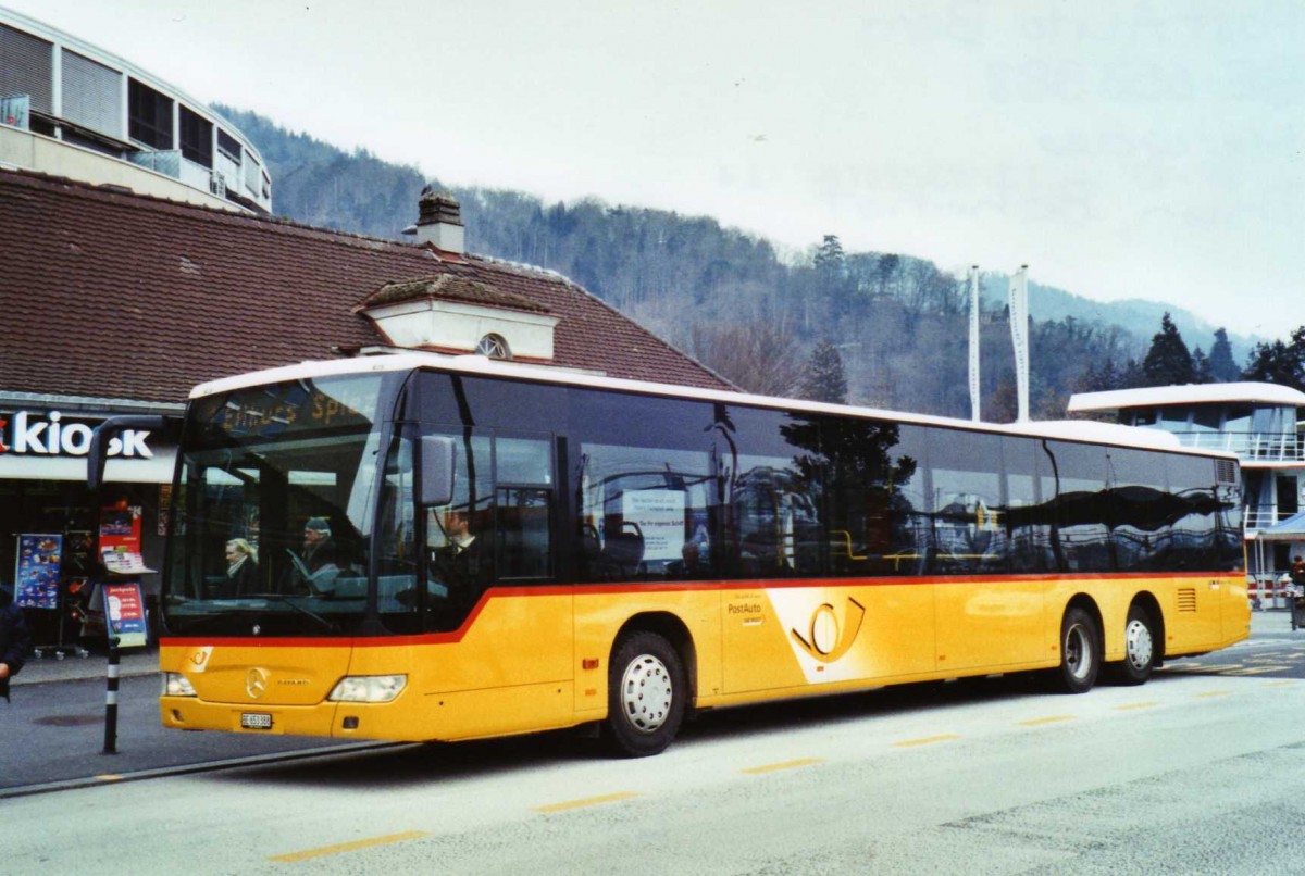 (124'735) - PostAuto Bern - BE 653'388 - Mercedes am 9. Mrz 2010 beim Bahnhof Thun