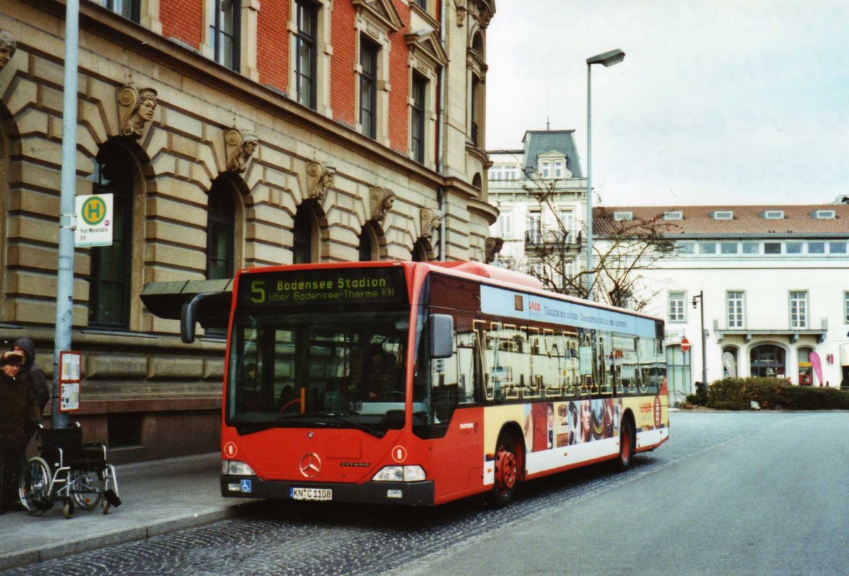 (124'807) - SWK Konstanz - Nr. 8/KN-C 1108 - Mercedes am 10. Mrz 2010 in Konstanz, Post/Marktsttte