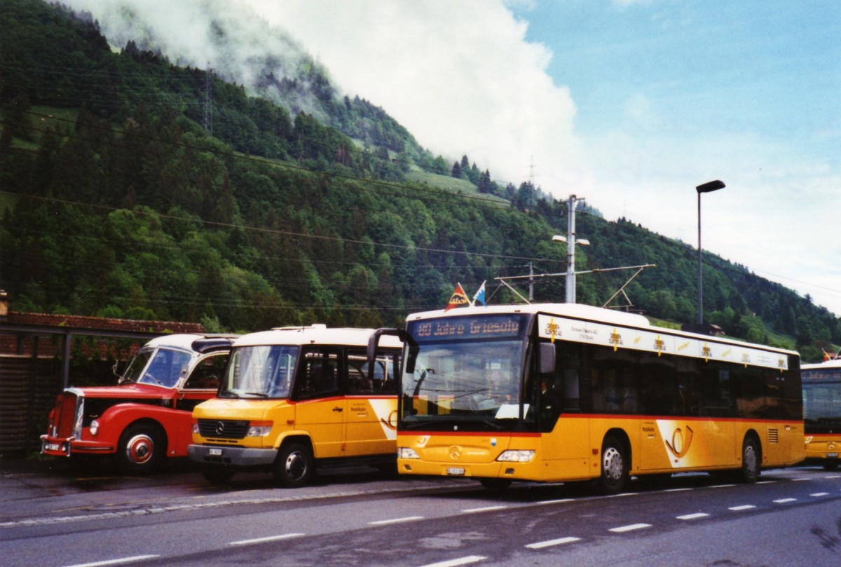 (126'609) - PostAuto Bern - BE 653'386 - Mercedes am 29. Mai 2010 beim Bahnhof Reichenbach