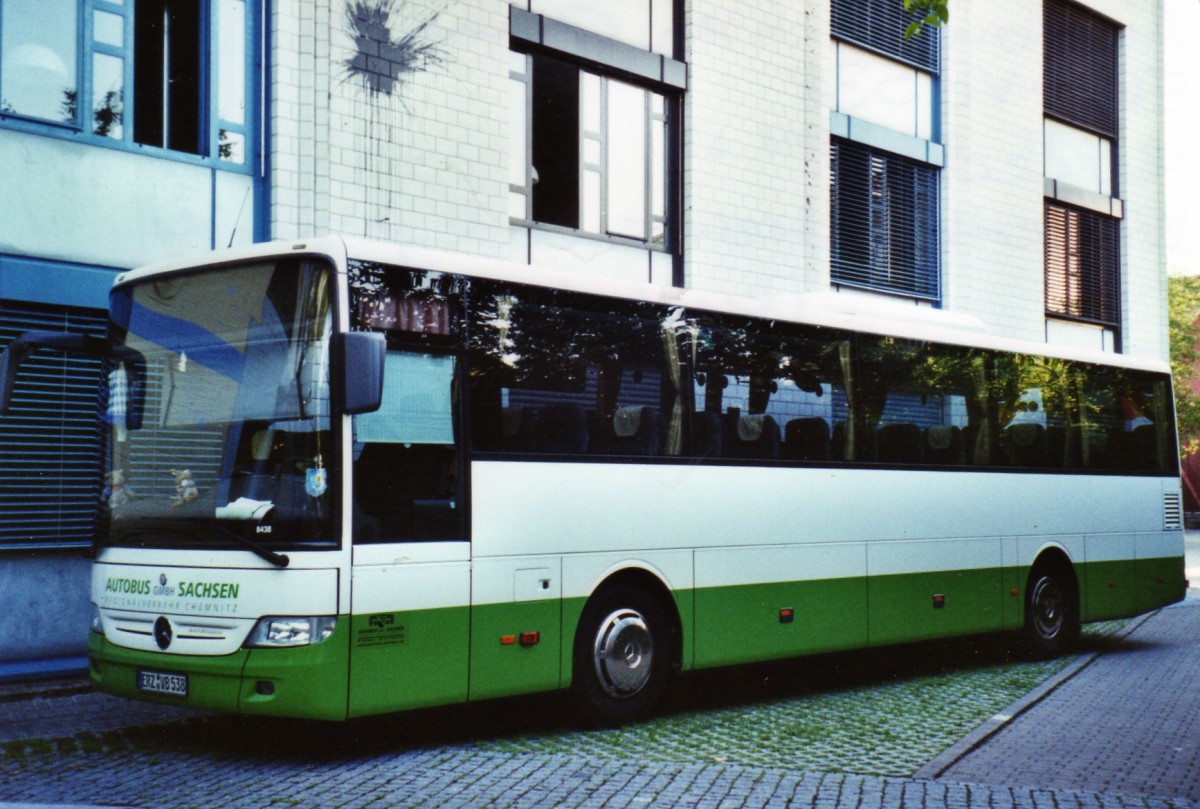 (126'809) - Aus Deutschland: Autobus Sachsen, Chemnitz - ERZ-VB 538 - Mercedes am 6. Juni 2010 in Winterthur, Mehrzweckgebude Teuchelweiher