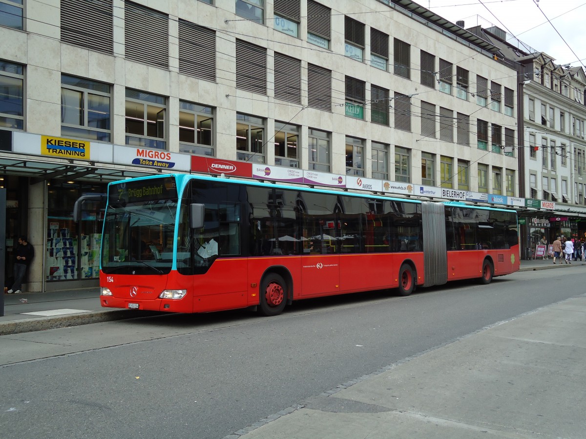 (128'022) - VB Biel - Nr. 154/BE 653'154 - Mercedes am 24. Juli 2010 in Biel, Guisanplatz