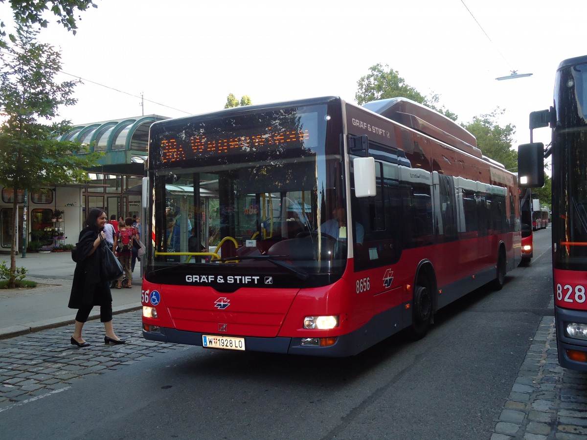 (128'443) - Wiener Linien - Nr. 8656/W 1928 LO - Grf&Stift am 9. August 2010 in Wien, Heiligenstadt