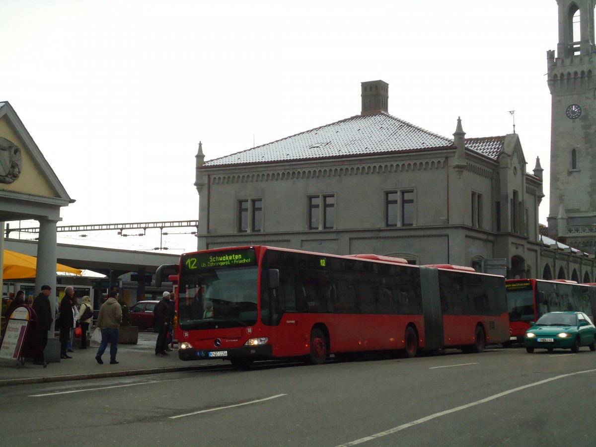 (131'533) - SWK Konstanz - Nr. 56/KN-C 1156 - Mercedes am 9. Dezember 2010 beim Bahnhof Konstanz