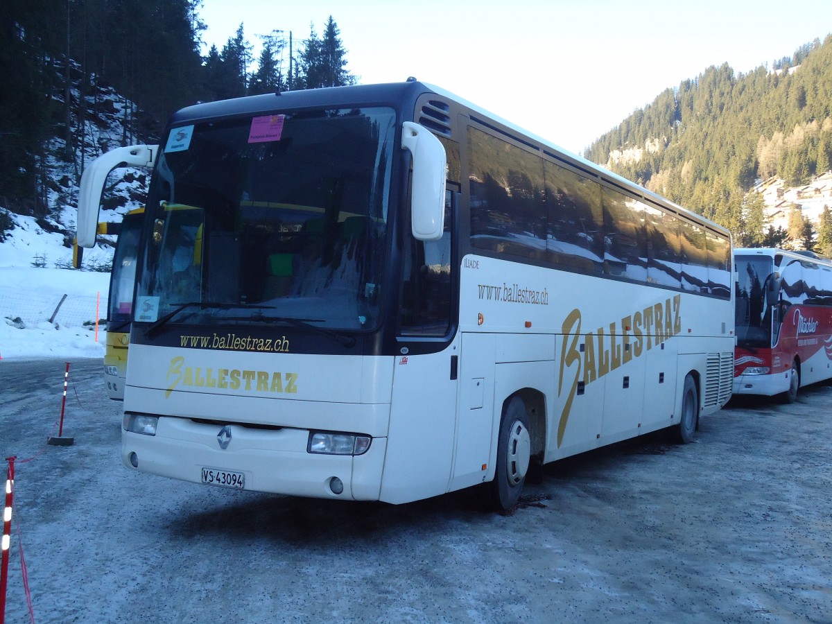 (132'012) - Ballestraz, Grne - VS 43'094 - Renault am 8. Januar 2011 in Adelboden, ASB