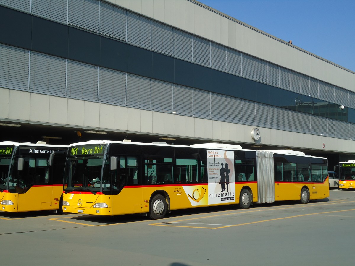 (132'670) - PostAuto Bern - Nr. 634/BE 615'604 - Mercedes (ex P 27'008) am 6. Mrz 2011 in Bern, Postautostation