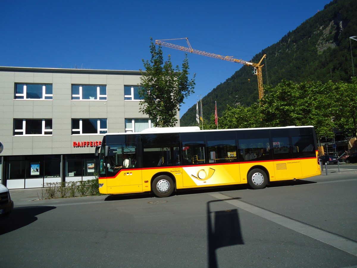 (134'660) - PostAuto Bern - BE 610'532 - Mercedes am 3. Juli 2011 beim Bahnhof Interlaken Ost
