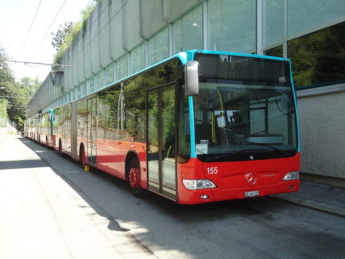 (135'090) - TL Lausanne (VB 155) - Nr. 650/BE 666'155 - Mercedes am 12. Juli 2011 in Lausanne, Dpt Borde