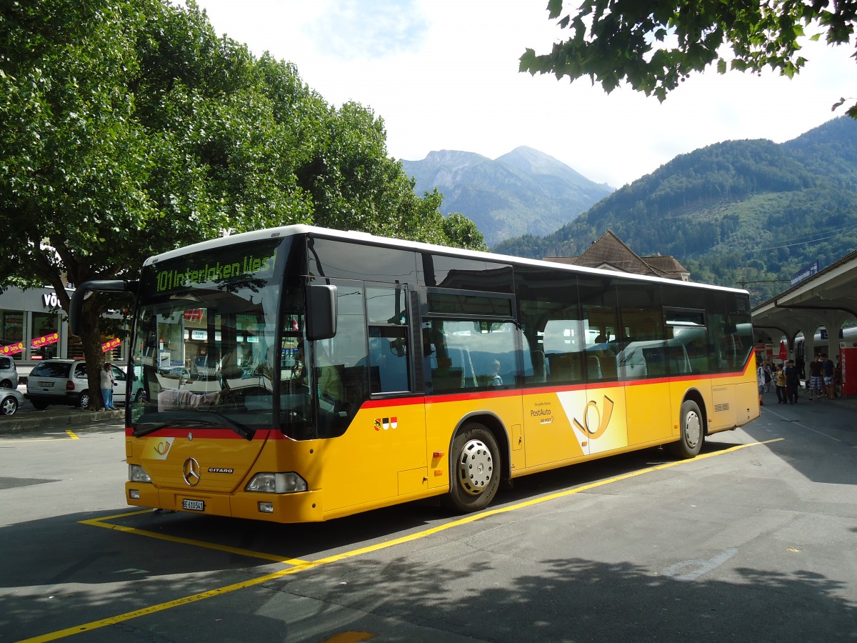 (135'169) - PostAuto Bern - BE 610'541 - Mercedes (ex P 25'383) am 15. Juli 2011 beim Bahnhof Interlaken West