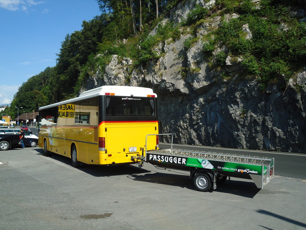 (135'472) - Luk, Grsch - GR 695 - Setra (ex PostAuto Graubnden; ex P 26'018) am 14. August 2011 in Interlaken, Heimwehfluhbahn