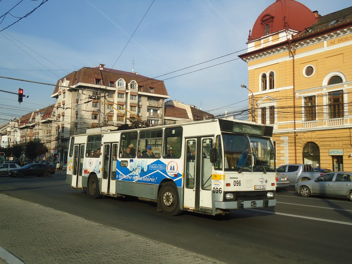 (136'516) - Ratuc, Cluj-Napoca - Nr. 96/CJ-N 284 - Rocar Trolleybus am 6. Oktober 2011 in Cluj-Napoca
