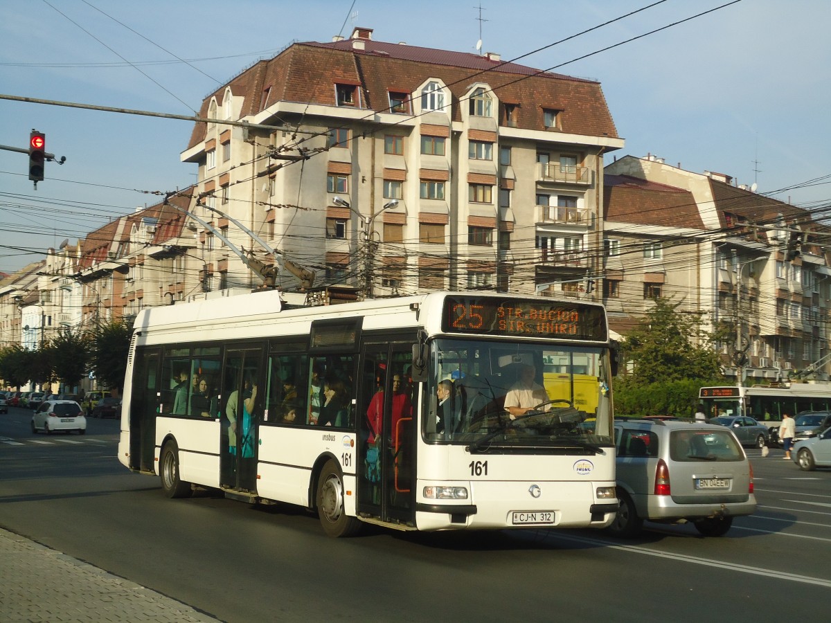 (136'520) - Ratuc, Cluj-Napoca - Nr. 161/CJ-N 312 - Irisbus Trolleybus am 6. Oktober 2011 in Cluj-Napoca