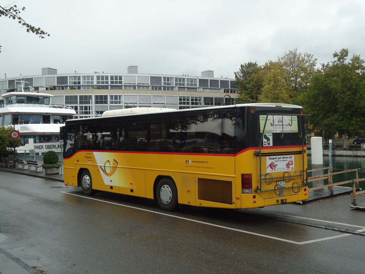 (136'587) - ASK Schangnau - BE 396'677 - Volvo am 8. Oktober 2011 bei der Schifflndte Thun