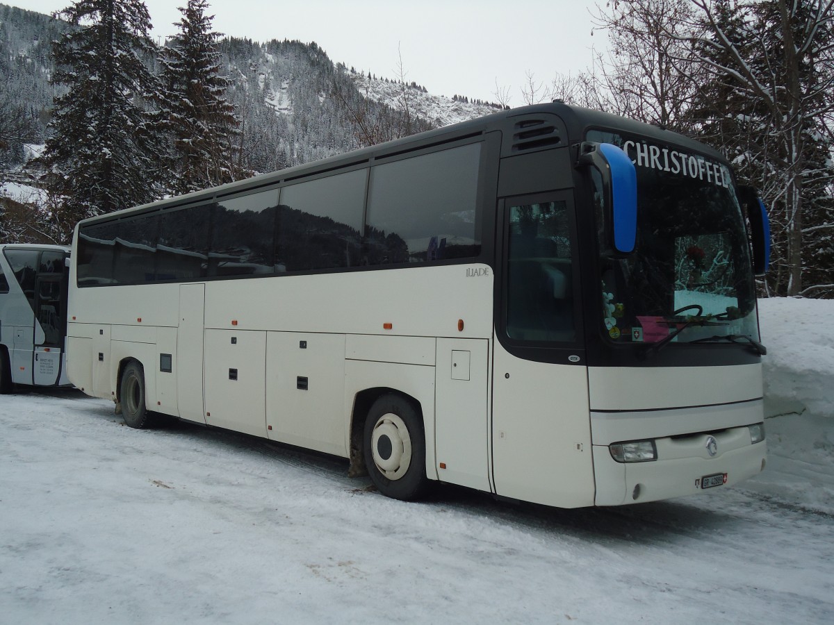 (137'368) - Christoffel, Riein - GR 42'889 - Irisbus am 7. Januar 2012 in Adelboden, ASB