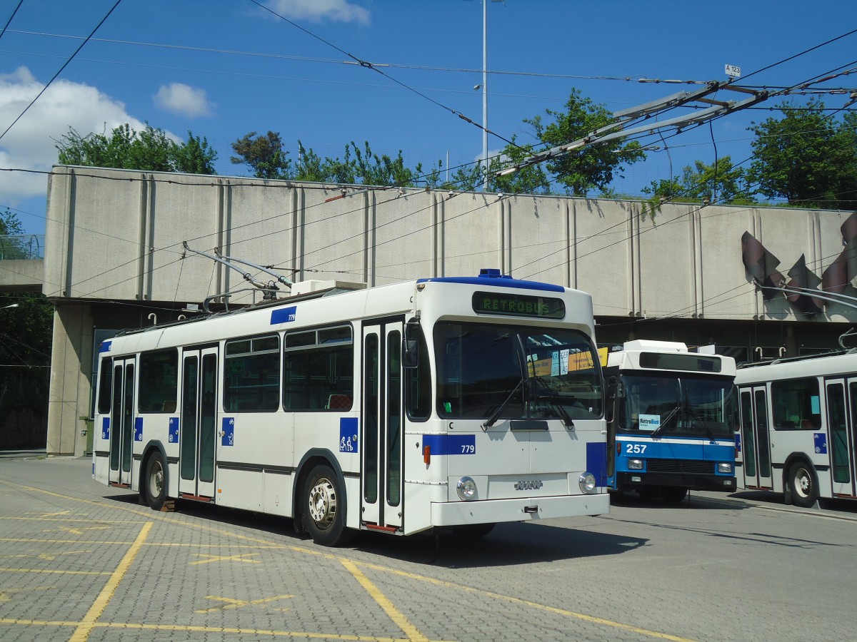 (138'766) - TL Lausanne - Nr. 779 - NAW/Lauber Trolleybus am 13. Mai 2012 in Lausanne, Dpt Borde