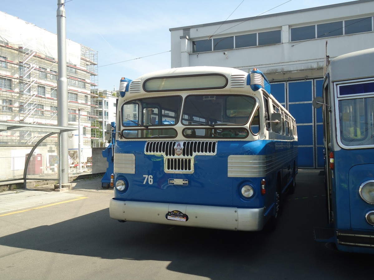 (139'248) - VBL Luzern - Nr. 76 - Twin Coach am 2. Juni 2012 in Luzern, Depot