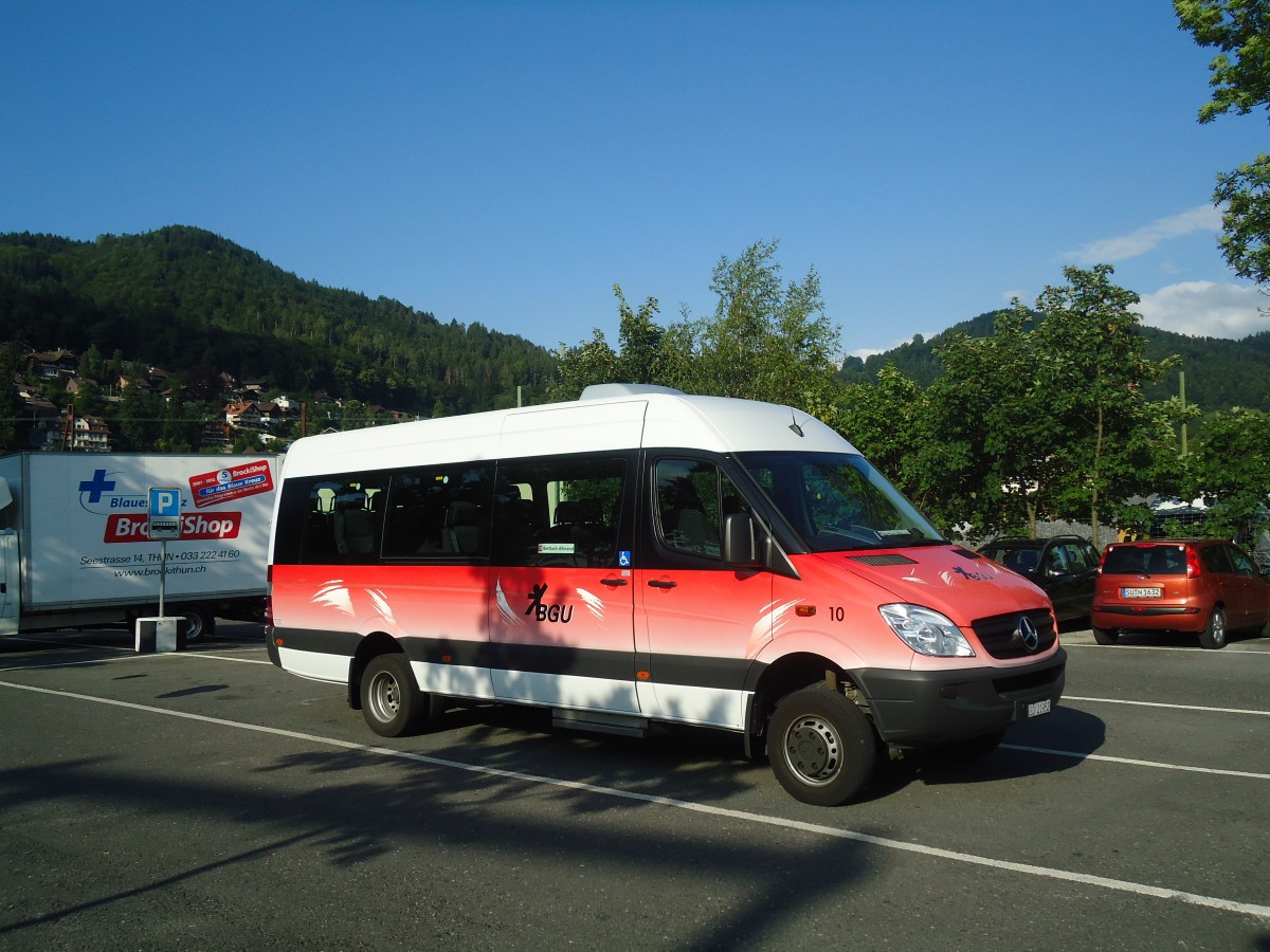(139'963) - BGU Grenchen - Nr. 10/SO 21'952 - Mercedes am 23. Juni 2012 in Thun, Seestrasse