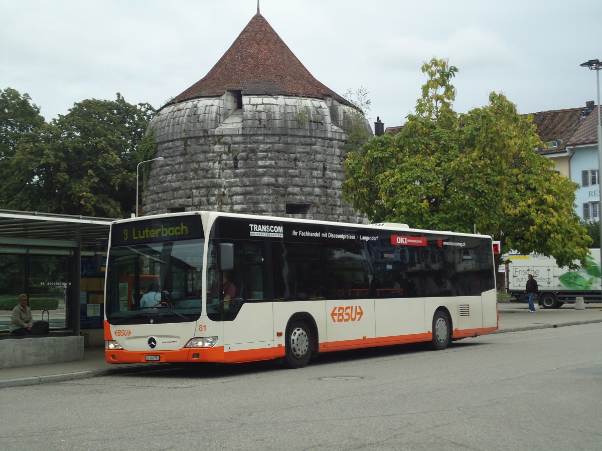 (141'532) - BSU Solothurn - Nr. 81/SO 148'781 - Mercedes am 12. September 2012 in Solothurn, Amthausplatz