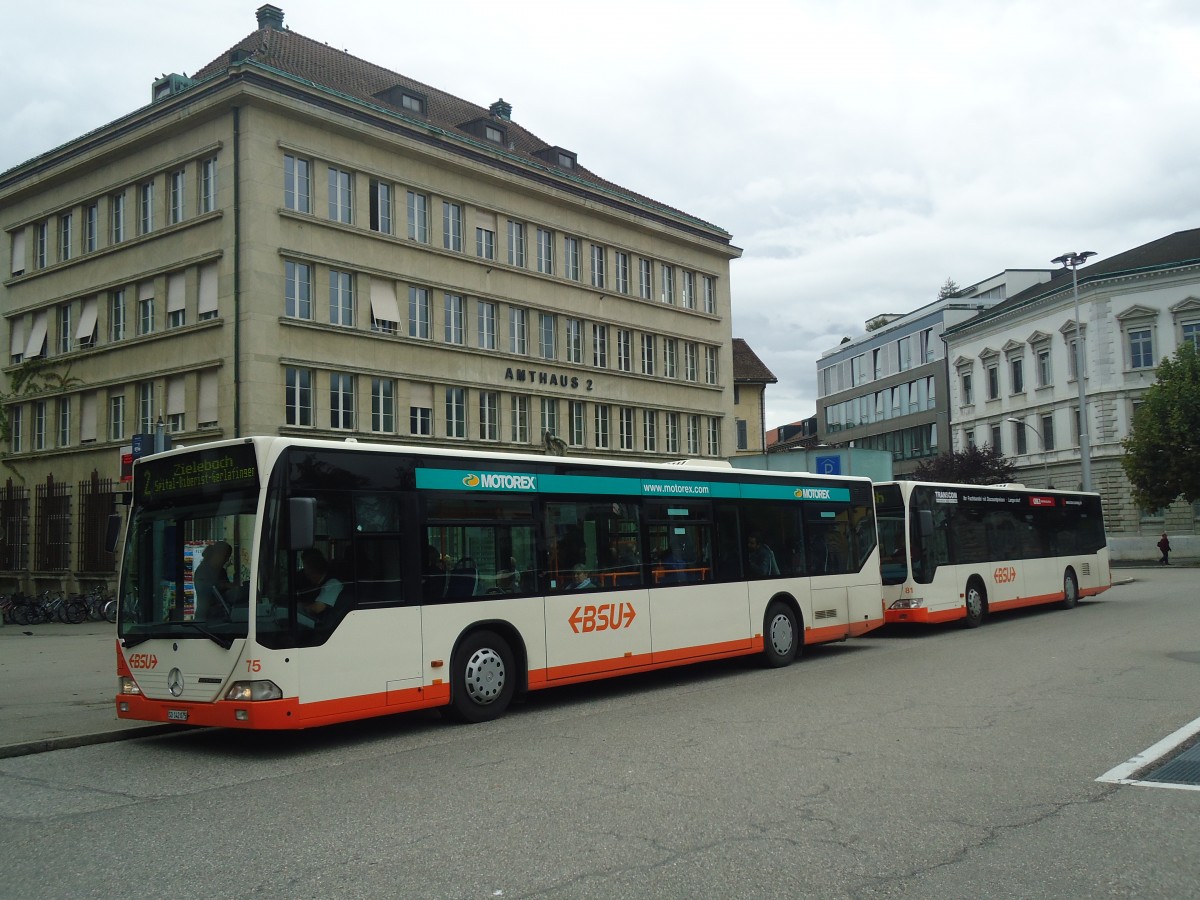 (141'536) - BSU Solothurn - Nr. 75/SO 142'075 - Mercedes am 12. September 2012 in Solothurn, Amthausplatz 