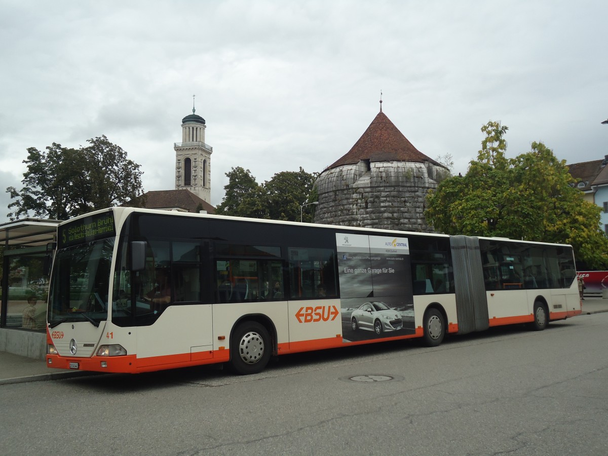 (141'538) - BSU Solothurn - Nr. 41/SO 143'441 - Mercedes am 12. September 2012 in Solothurn, Amthausplatz