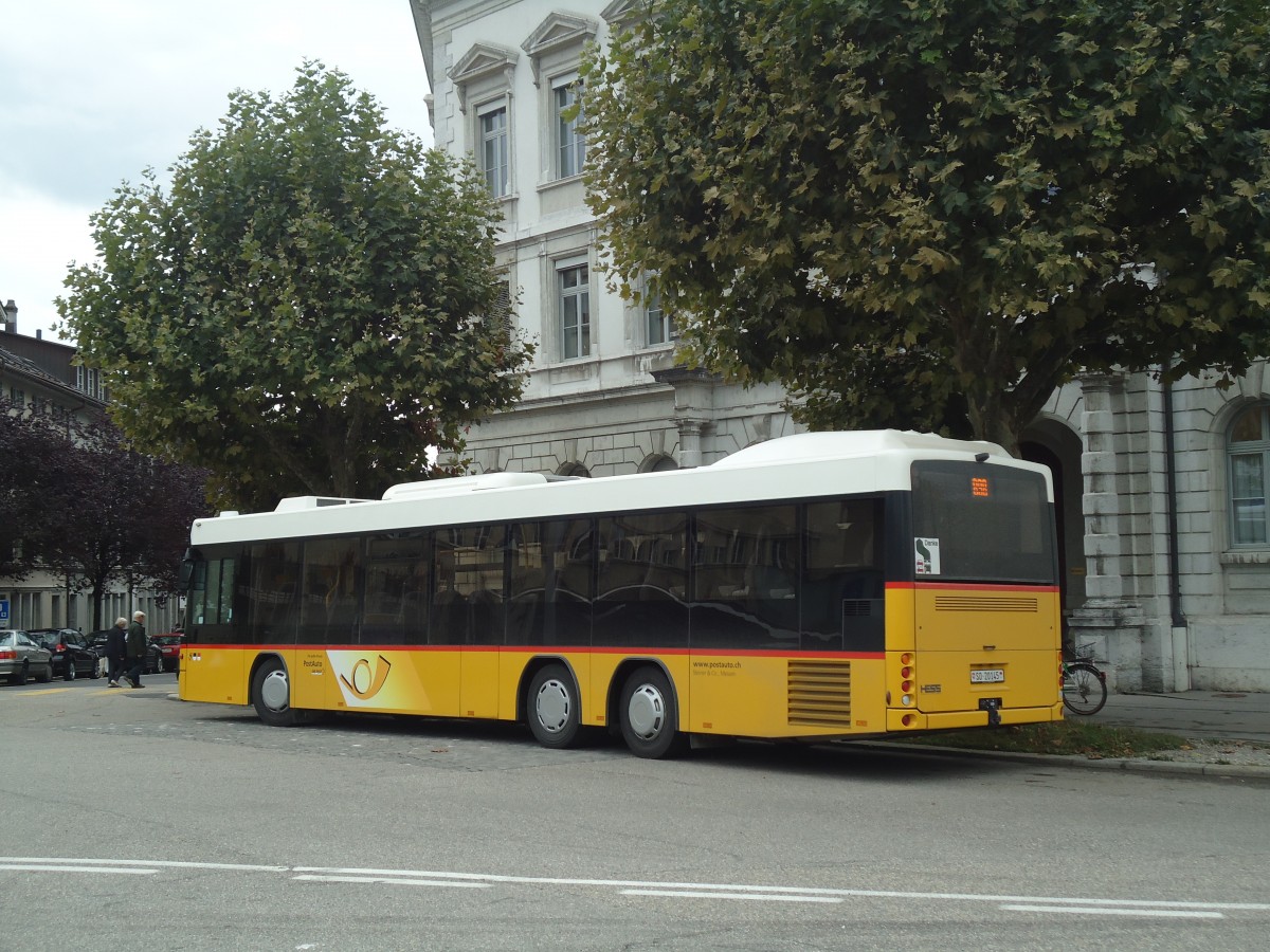 (141'541) - Steiner, Messen - SO 20'145 - Scania/Hess am 12. September 2012 in Solothurn, Amthausplatz