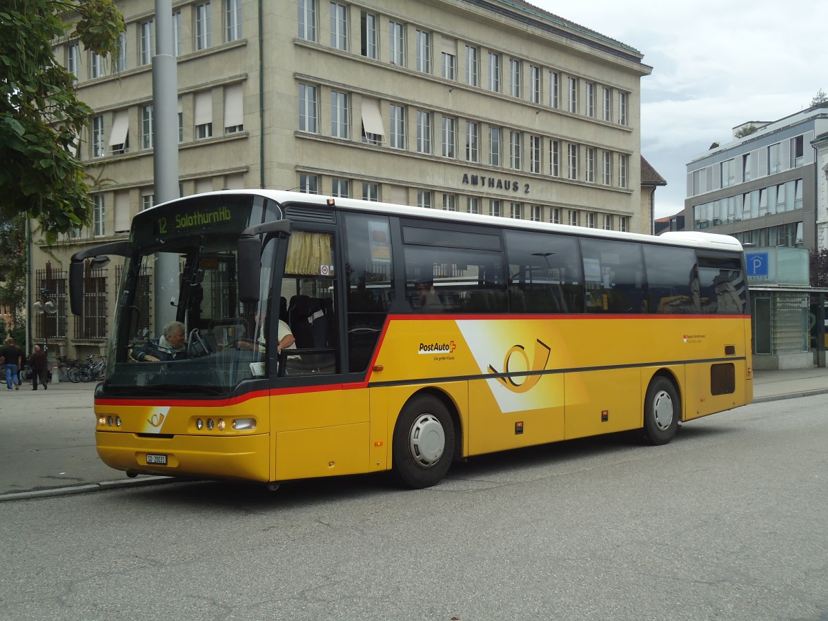 (141'542) - Flury, Balm - SO 20'031 - Neoplan (ex SO 25'234) am 12. September 2012 in Solothurn, Amthausplatz