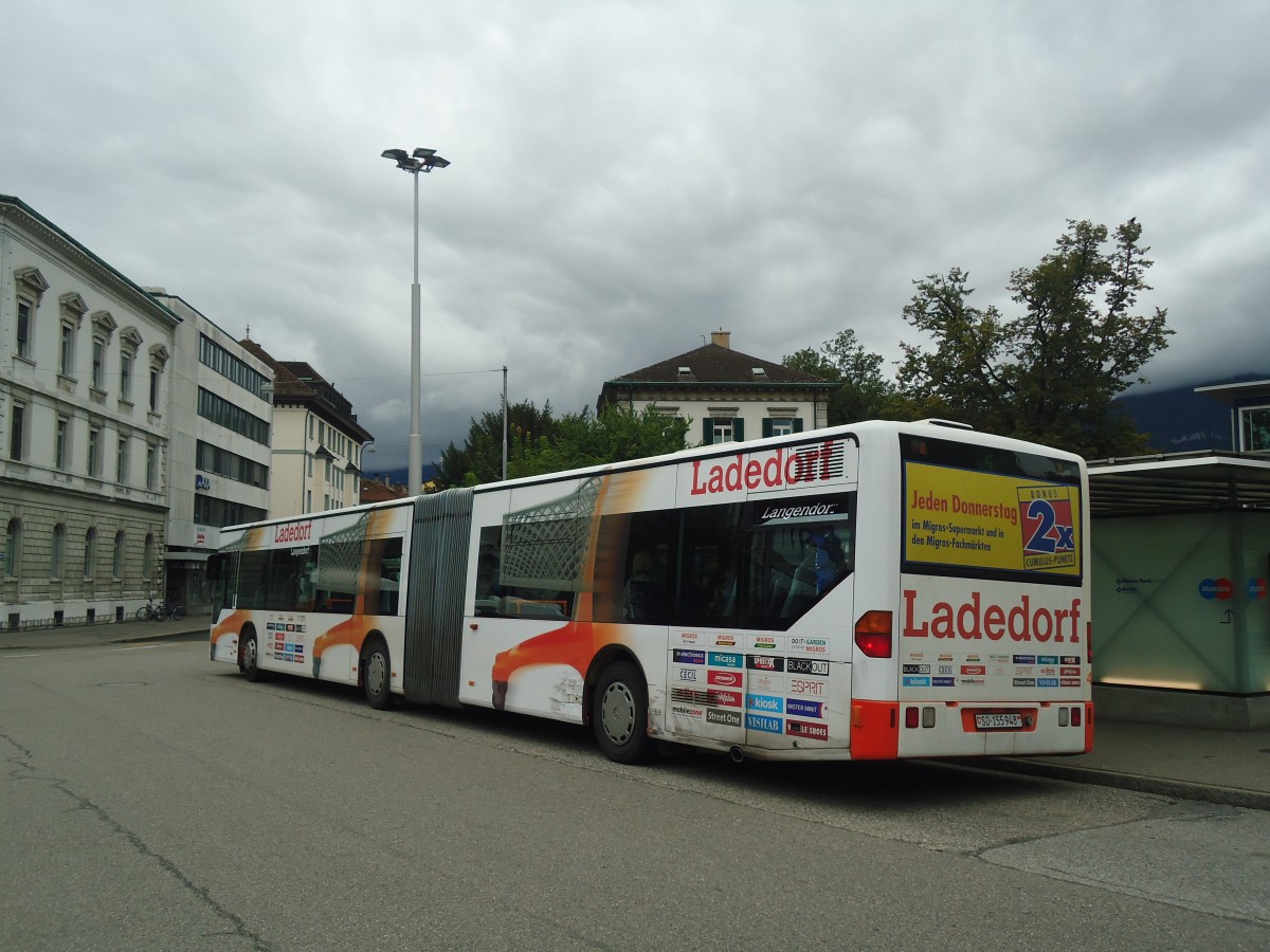(141'550) - BSU Solothurn - Nr. 48/SO 155'948 - Mercedes am 12. September 2012 in Solothurn, Amthausplatz
