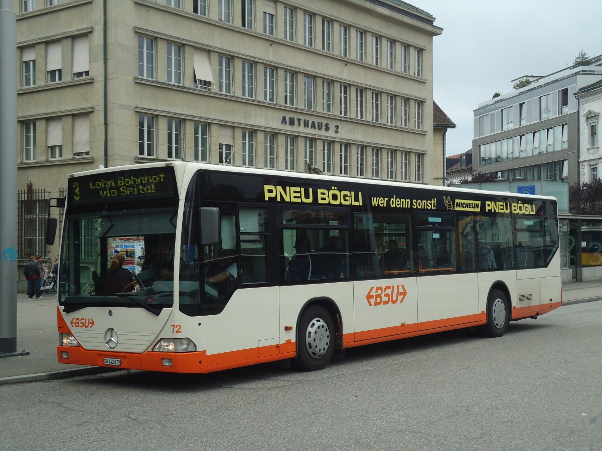 (141'552) - BSU Solothurn - Nr. 72/SO 142'072 - Mercedes am 12. September 2012 in Solothurn, Amthausplatz
