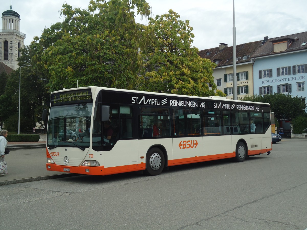 (141'557) - BSU Solothurn - Nr. 70/SO 142'070 - Mercedes am 12. September 2012 in Solothurn, Amthausplatz