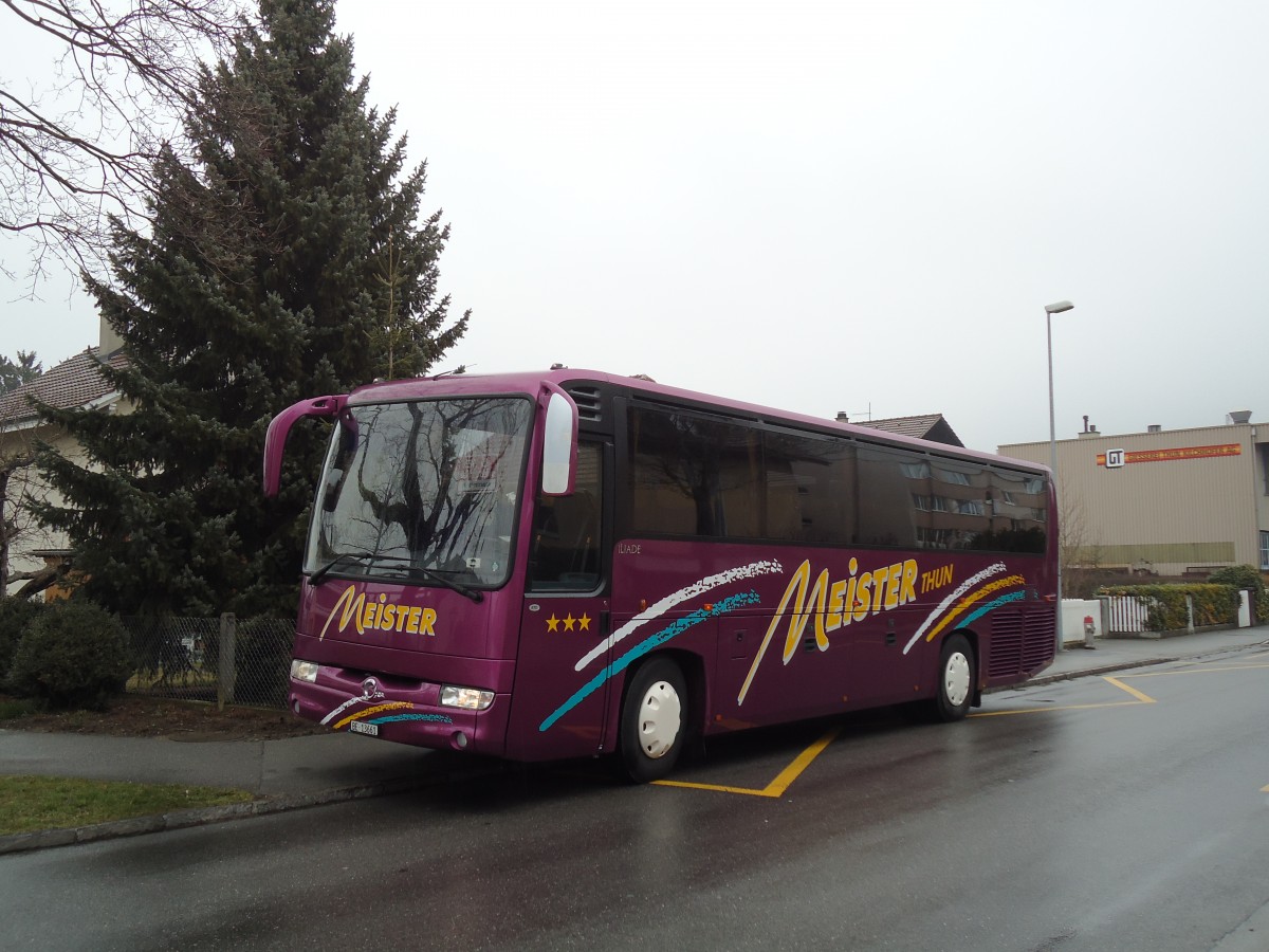 (143'579) - Meister, Thun - BE 13'661 - Irisbus am 29. Mrz 2013 in Thun, Militrstrasse