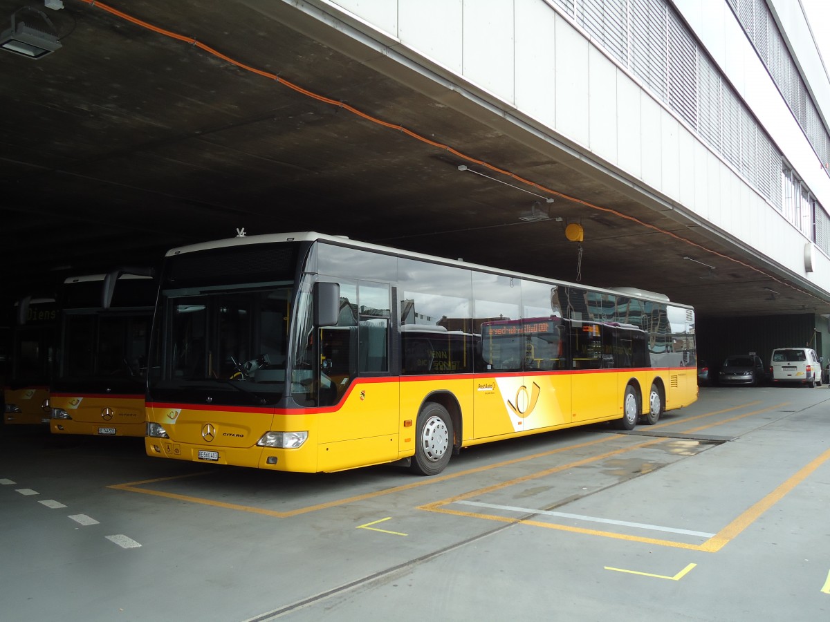 (144'021) - PostAuto Bern - Nr. 654/BE 560'403 - Mercedes am 11. Mai 2013 in Bern, Postautostation