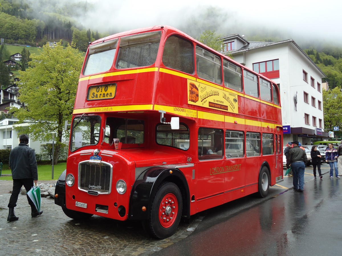 (144'243) - Londonbus, Holziken - AG 11'655 U - Lodekka (ex Londonbus) am 19. Mai 2013 in Engelberg, OiO