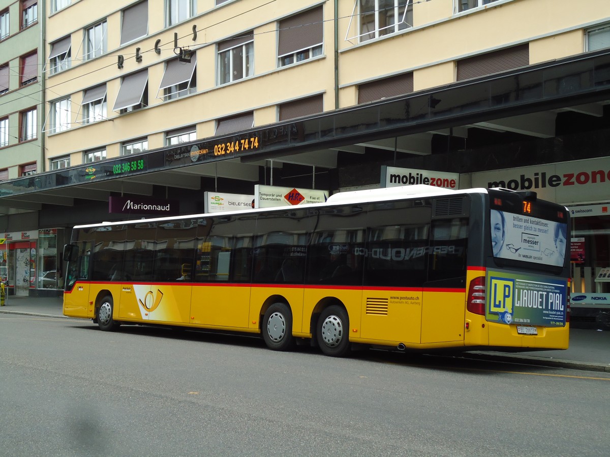 (145'472) - AVA Aarberg - Nr. 3/BE 26'613 - Mercedes am 23. Juni 2013 beim Bahnhof Biel