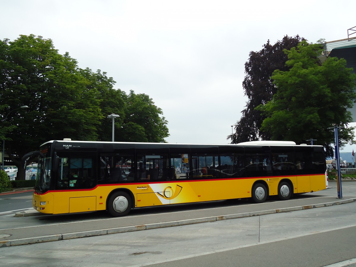 (145'668) - Stirnimann, Neuenkirch - Nr. 43/LU 15'067 - MAN am 8. Juli 2013 beim Bahnhof Luzern